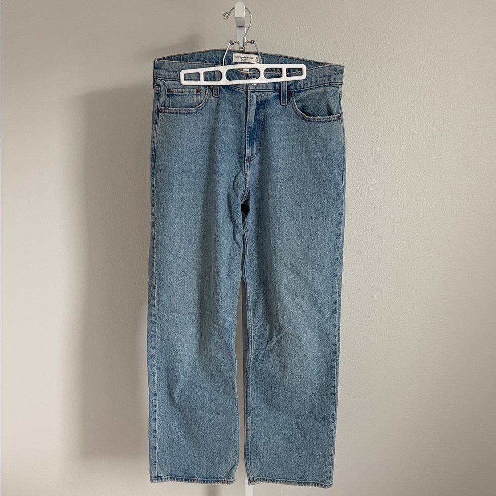 Abercrombie Curve Love Baggy Low Rise Jean